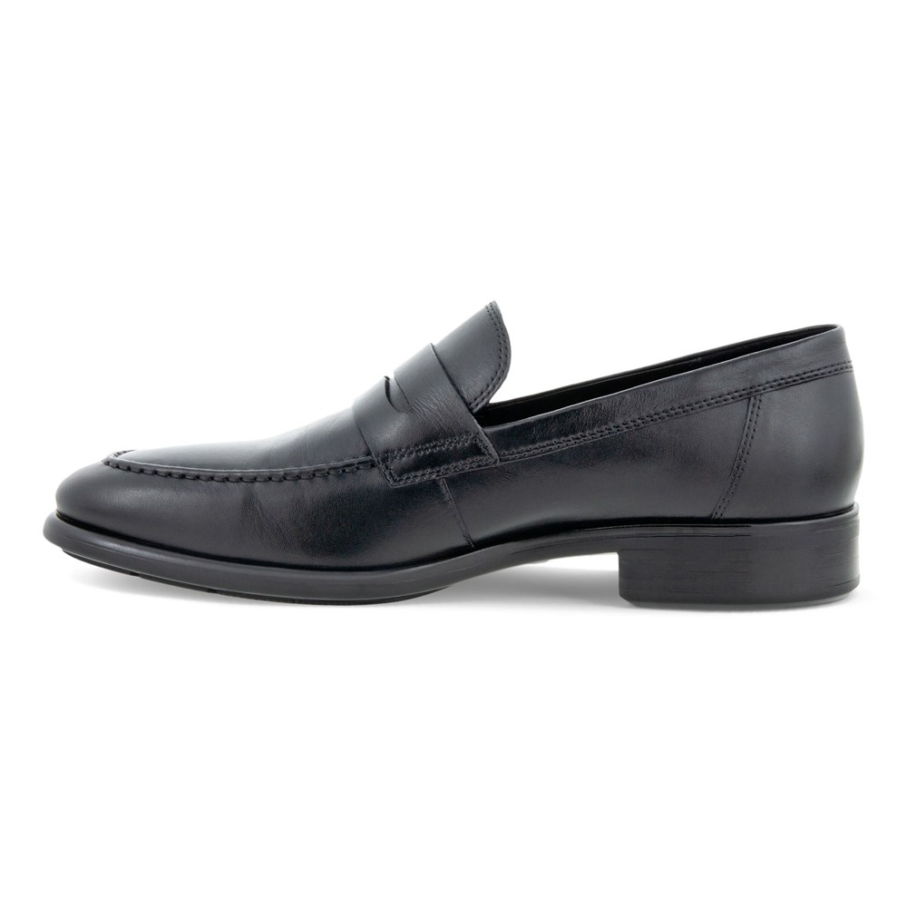 ECCO Mens Slip On Black - Citytray - IBV-432091